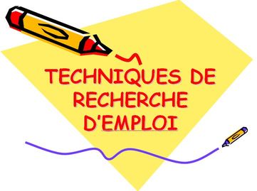 Ateliers de TRE (Techniques de recherche d’emploi)