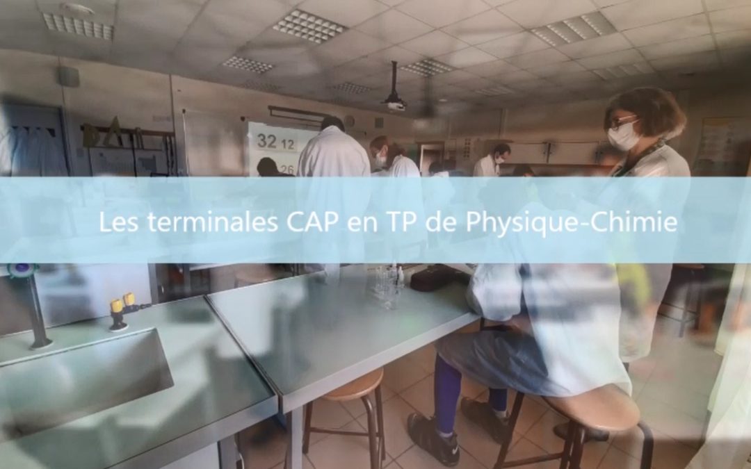 Terminales CAP : Séance de Travaux Pratiques de Physique-Chimie