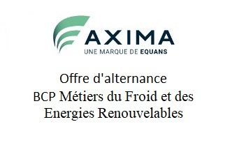 Offre d’alternance BCP Métiers du Froid et des Energies Renouvelables