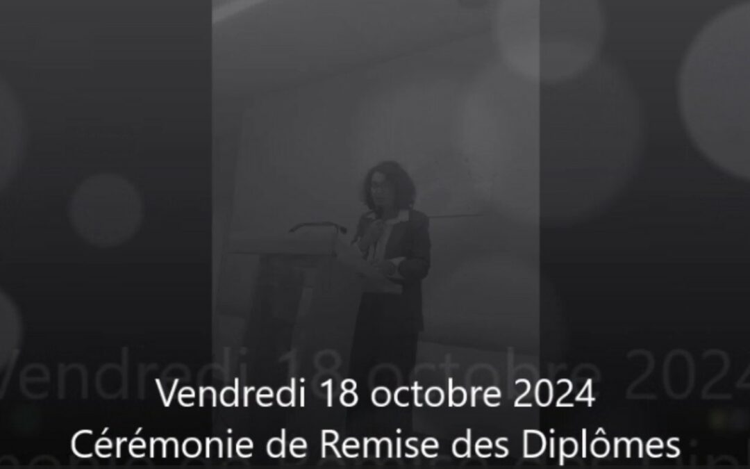 Cérémonie de remise des diplômes 2024