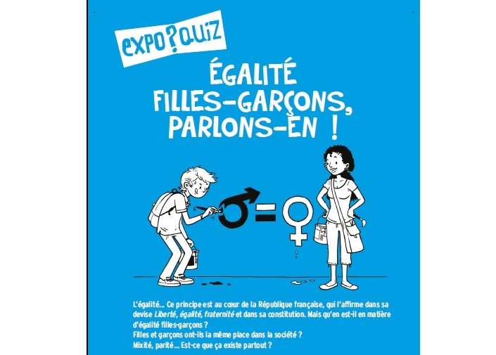 Exposition : égalité filles-garçons